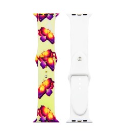 Ремешок Print Apple Watch Silicone 42 / 44 mm (Butterfly 3)