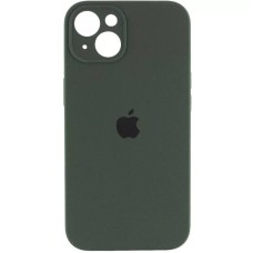 Силікон Original RoundCam Case Apple iPhone 14 (55) Blackish Green