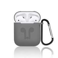 Чехол для наушников Apple AirPods Full Silicone Case (серый)