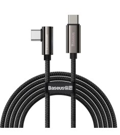 USB-кабель Baseus Legend Series Elbow 100W (2m) (Type-C to Type-C) (Чёрный) CATC..