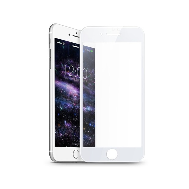 Защитное стекло 4D Apple iPhone8 White
