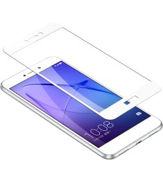 Защитное стекло 3D Huawei P8 Lite White