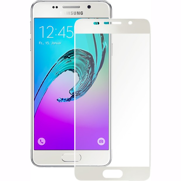 Стекло 3D Samsung Galaxy A3 (2016) A310 White