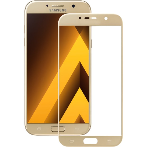 Стекло 3D Samsung Galaxy A5 (2017) A520 Gold