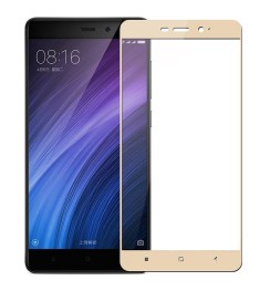 Защитное стекло 3D Xiaomi Redmi 4 Prime / Pro Gold