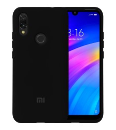 Силикон Original 360 Case Logo Xiaomi Redmi 7 (Чёрный)