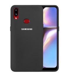 Силикон Original 360 Case Logo Samsung Galaxy A10s (2019) (Чёрный)