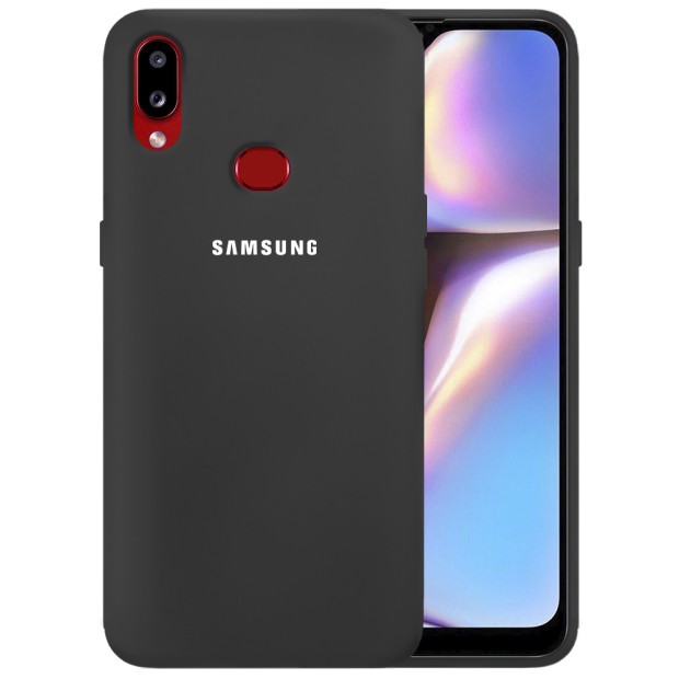 Силикон Original 360 Case Logo Samsung Galaxy A10s (2019) (Чёрный)