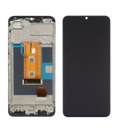 Дисплей для Realme C61 с чёрным тачскрином и корпусной рамкой
