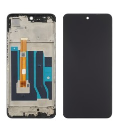 Дисплей для Realme C65 (4G) с чёрным тачскрином и серой корпусной рамкой