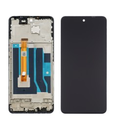 Дисплей для Realme C65 (5G) с чёрным тачскрином и серой корпусной рамкой