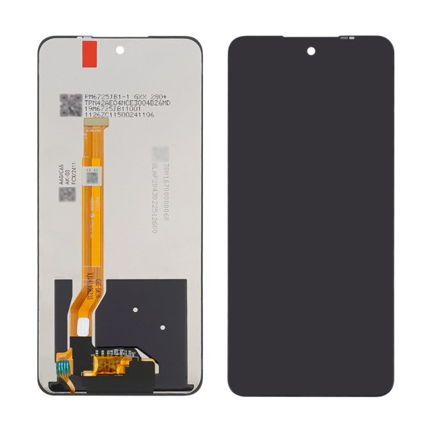 Дисплей для Oppo A3/ A3X с чёрным тачскрином Service Pack