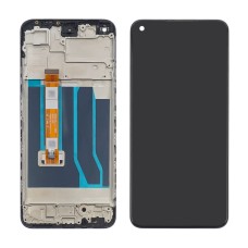 Дисплей для Oppo A76 с чёрным тачскрином и корпусной рамкой
