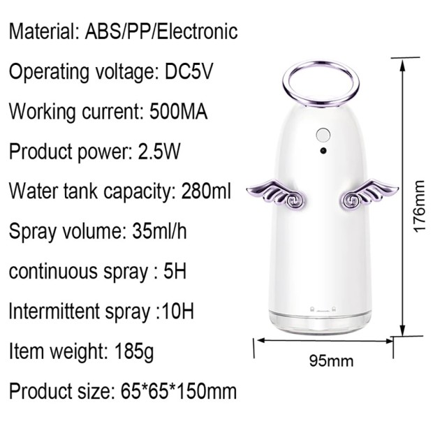 Увлажнитель воздуха Humidifler RD123 (Бело-золотой)