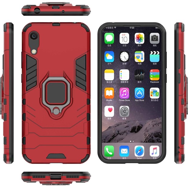 Бронь-чехол Ring Armor Case Samsung Galaxy A30s / A50 / A50s (2019) (Красный)