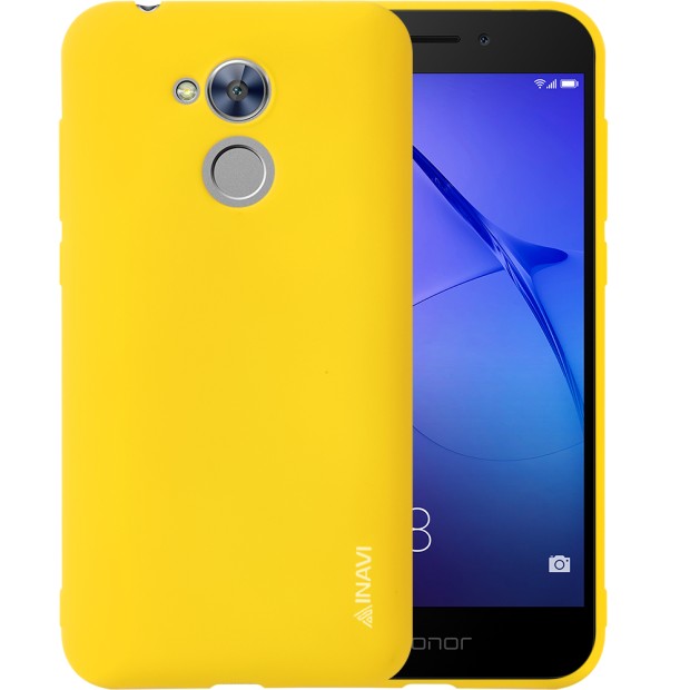 Чехол Силикон iNavi Color для Huawei Honor 6a (желтый)