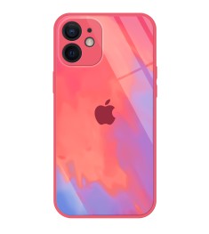 Силикон Bright Colors Case Apple iPhone 12 (Crimson)