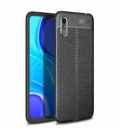 Силикон Leather Case Xiaomi Redmi 9A (Чёрный)