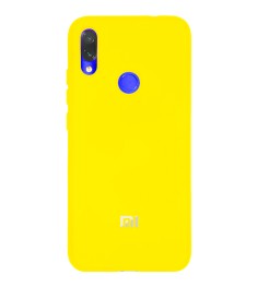 Силикон Original Case (HQ) Xiaomi Redmi Note 7 (Желтый)
