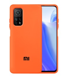Силикон Original 360 Case Logo Xiaomi Mi 10T (Оранжевый)