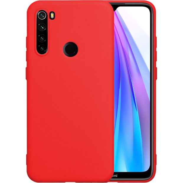 Силикон iNavi Color Xiaomi Redmi Note 8T (Красный)