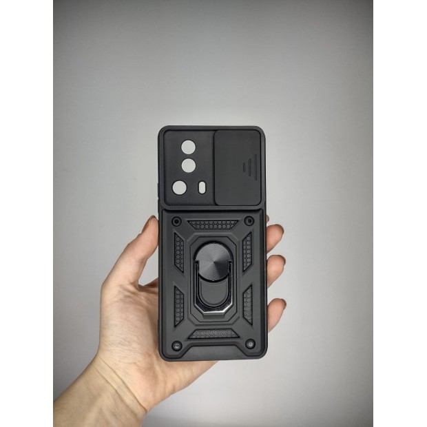 Бронь-чехол Ring Serge Armor ShutCam Case Xiaomi 13 Lite (Чёрный)