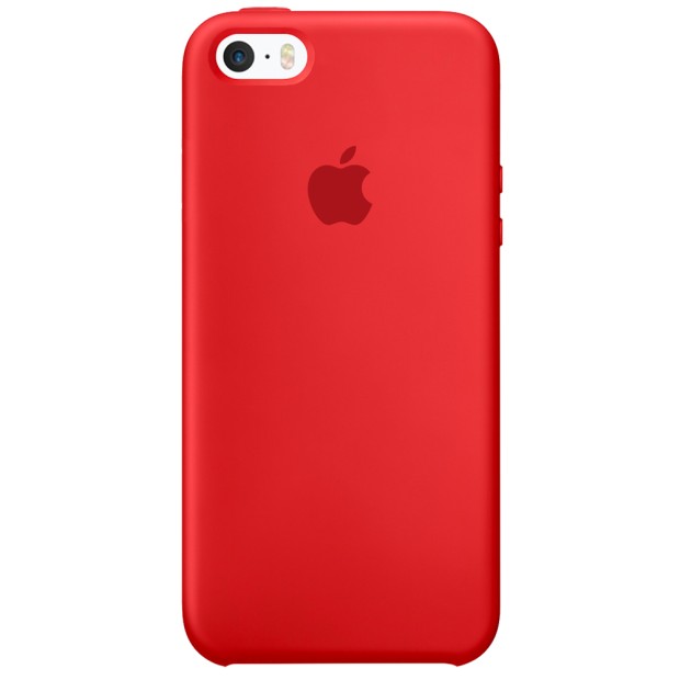 Чехол Силикон Original Case Apple iPhone 5 / 5S / SE (05) Product RED