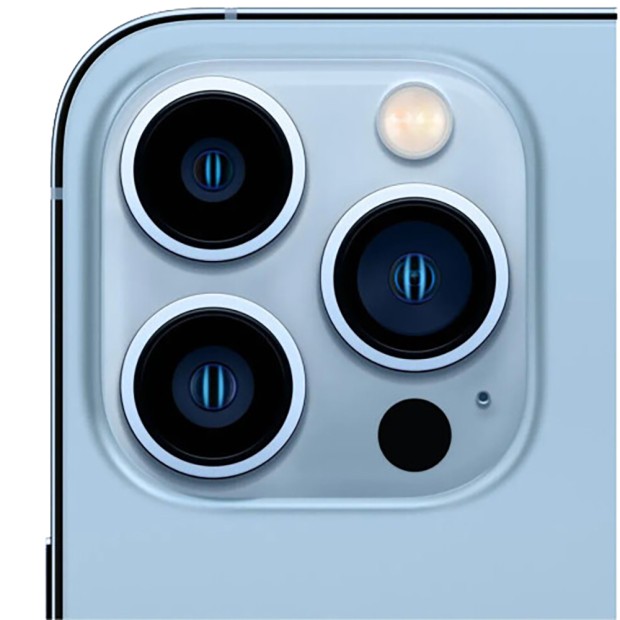 Мобильный телефон Apple iPhone 13 Pro 256Gb (Sierra Blue) (Grade A) 87% Б/У O