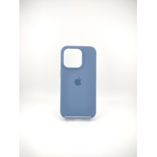 Силикон Original Round Case Apple iPhone 15 Pro (Winter Blue)