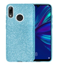 Силикон Glitter Huawei P Smart (2019) (Голубой)