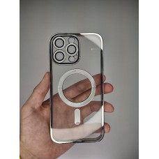 Чехол UMKU Shining with MagSafe Apple iPhone 14 Pro Max (Silver)