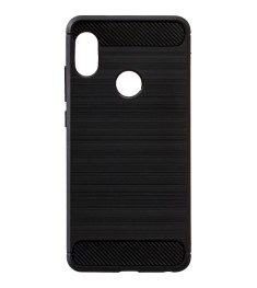 Силиконовый чехол Polished Carbon Xiaomi Redmi S2 (Черный)