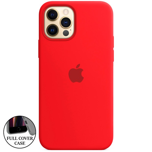 Силикон Original Round Case Apple iPhone 12 Pro Max (05) Product RED