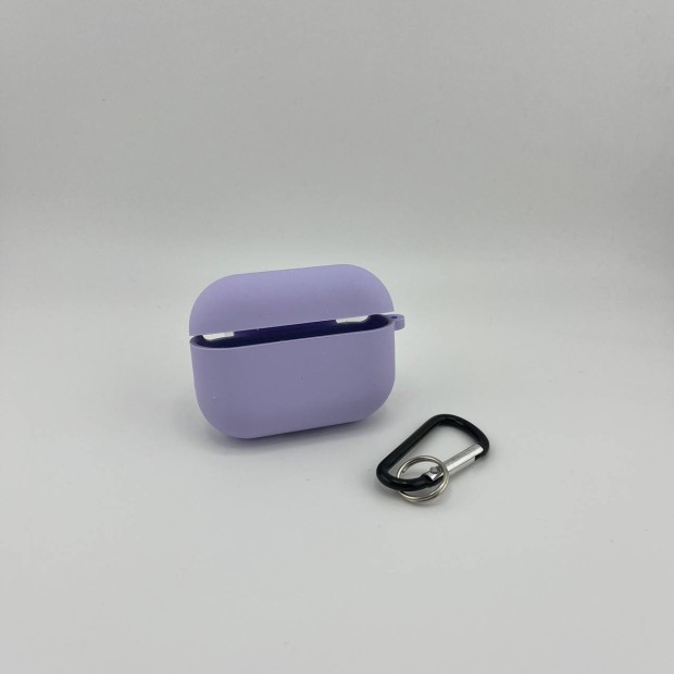 Чехол для наушников Full Silicone Case with Microfiber Apple AirPods Pro 2 (71) Light Glycine