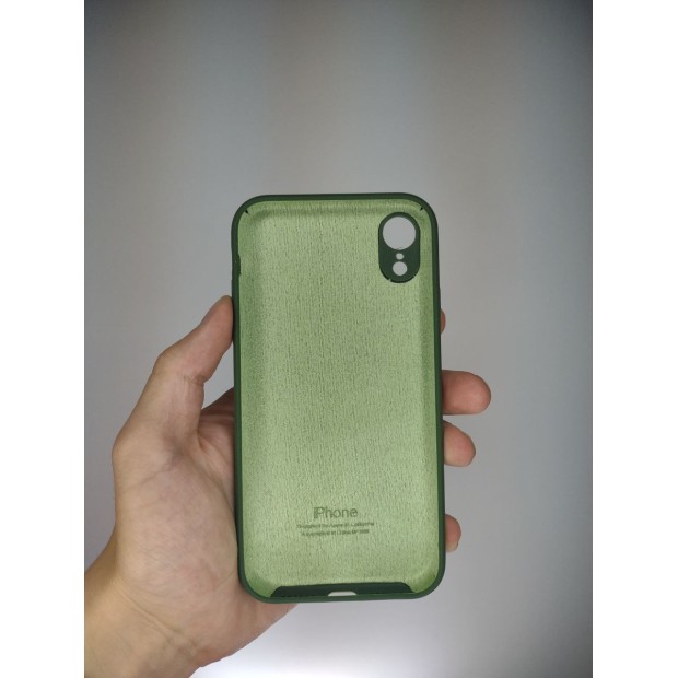 Силикон Original RoundCam Case Apple iPhone XR (Forest Green)