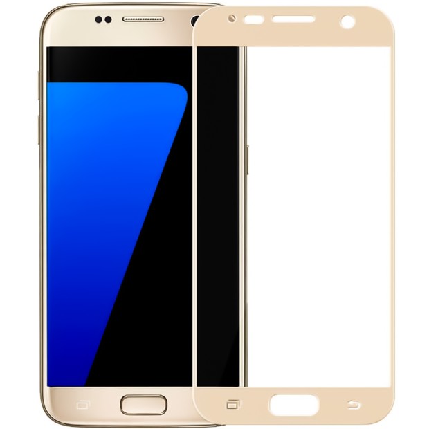 Стекло 3D Samsung Galaxy S7 G930 Gold