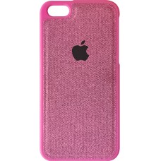 Силікон Textile Apple iPhone 5 / 5s / SE (Рожевий)