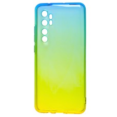 Силикон Gradient Design Xiaomi Mi Note 10 Lite (Жёлто-зелёный)