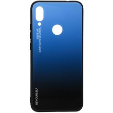 Накладка Glass Case Xiaomi Redmi 6 Pro / Mi A2 Lite (голубой)