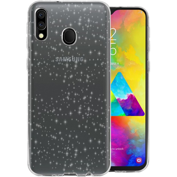 Силикон Molan Shining Samsung Galaxy M20 (Прозрачный)