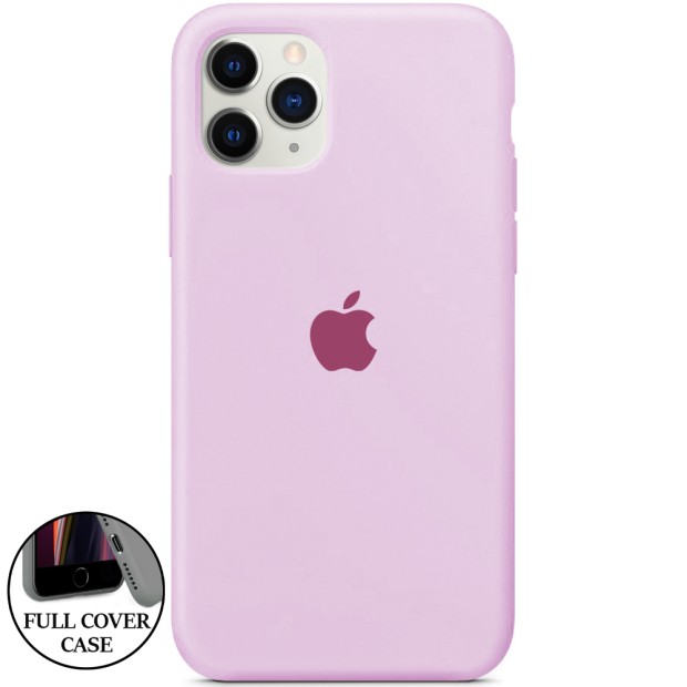 Силикон Original Round Case Apple iPhone 11 Pro (35) Lavender