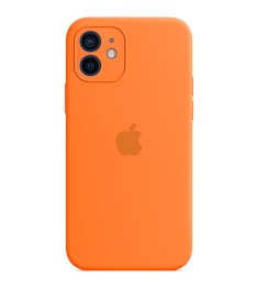 Силикон Original RoundCam Case Apple iPhone 12 (18) Orange