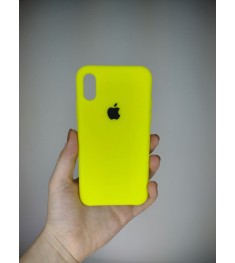 Силикон Original Case Apple iPhone X / XS (Lime)