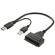 Перехідник USB 3.0 to Sata Cable (Чорний)