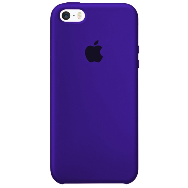 Силиконовый чехол Original Case Apple iPhone 5 / 5S / SE (02) Ultra Violet