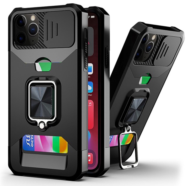 Бронь-чехол Protective Armor Case Apple iPhone 11 Pro Max (Чёрный)