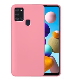 Силикон Original 360 Case Samsung Galaxy A21S (Розовый)