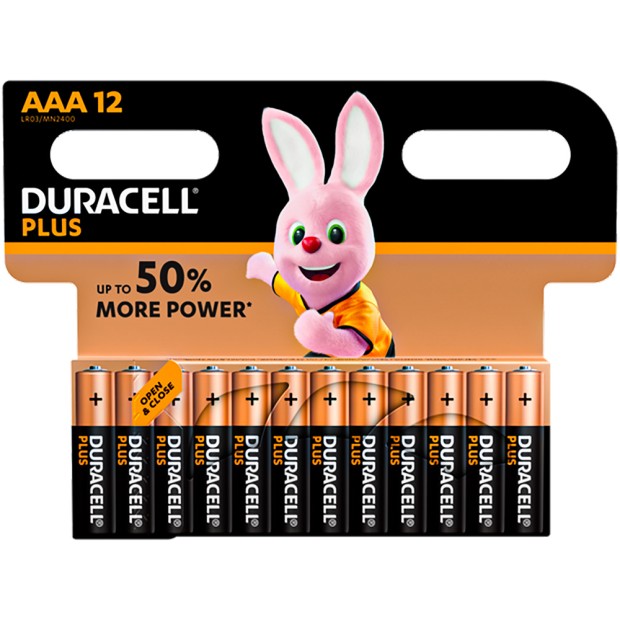 Батарейка Duracell Alcaline BLI12 AAA Alkaline LR3