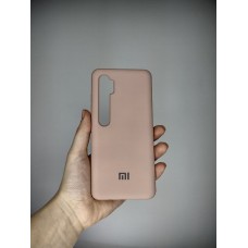 Силикон Original 360 Case Logo Xiaomi Mi Note 10 (Пудровый)