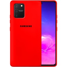 Силикон Original Case Samsung Galaxy S10 Lite (Красный)